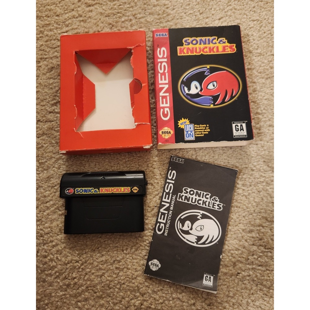 Sonic & Knuckles (Sega Genesis, 1994) CIB